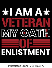 Best Veteran T-shirt Design Vector