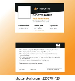 the best victor ID Card design template. Sutiable for companies, corporates, offices, students and many other of business purposes.