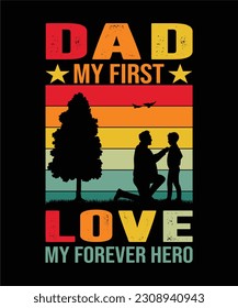 Best vintage dad t-shirt design, father t-shirt design Father day t-shirt design, dad t-shirt design.