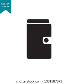 best wallet icon vector logo template 