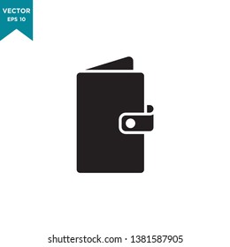 best wallet icon vector logo template 