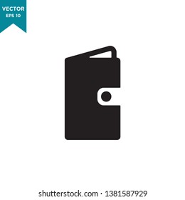 best wallet icon vector logo template 