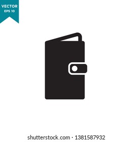 best wallet icon vector logo template 