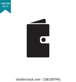 best wallet icon vector logo template 