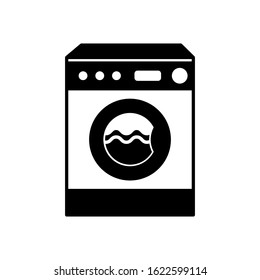 best washing machine icon trendy flat design