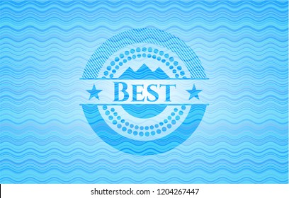 Best water representation style emblem.
