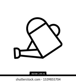 The best Watering Can icon vector, illustration logo template in trendy style. Suitable for many purposes.

