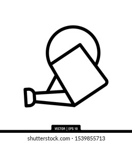 The best Watering Can icon vector, illustration logo template in trendy style. Suitable for many purposes.
