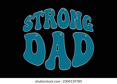 Best wavy groovy retro dad t shirt design