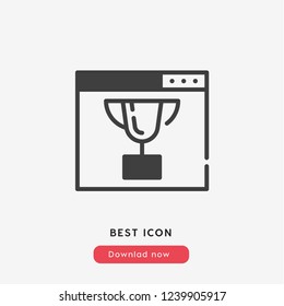 Best web page icon vector