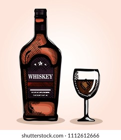 best whiskey bottles and cups