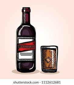 best whiskey bottles and cups