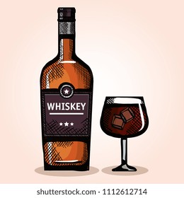 best whiskey bottles and cups