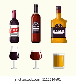 best whiskey bottles and cups