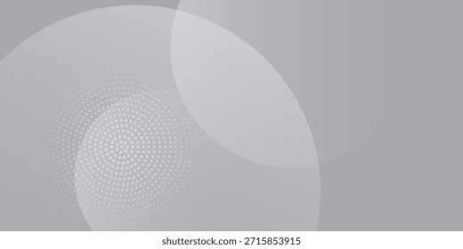 El mejor fondo blanco con líneas de círculo gris. Fondo abstracto del concepto de tecnología del futuro digital