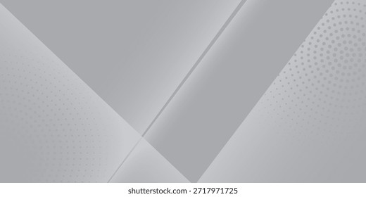 El mejor fondo blanco con líneas de círculo gris. Concepto de tecnología del futuro digital 