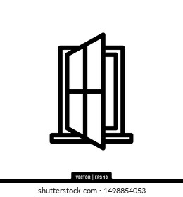 The best Window icon vector, illustration logo template in trendy style. Suitable for many purposes.
