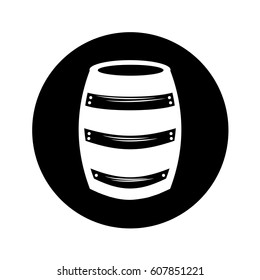 best wine barrel icon vector illustration design