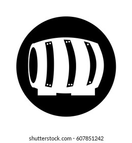 best wine barrel icon vector illustration design