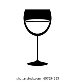 best wine cup glass vector illustration design