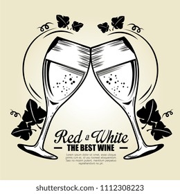 best wine cups label