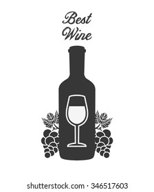 best wine design, vector illustration eps10 graphic 