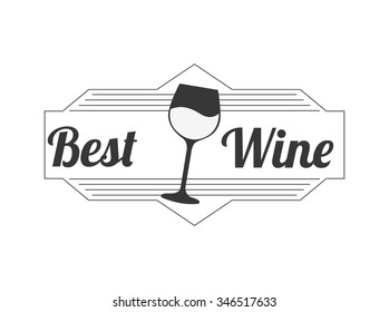 best wine design, vector illustration eps10 graphic 