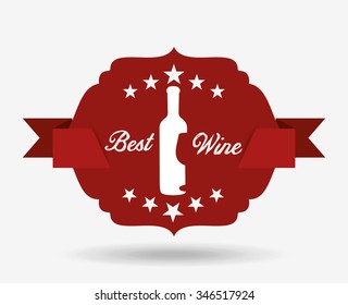 best wine design, vector illustration eps10 graphic 