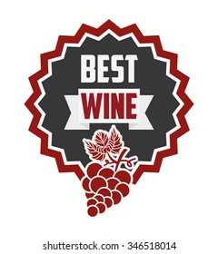 best wine design, vector illustration eps10 graphic 