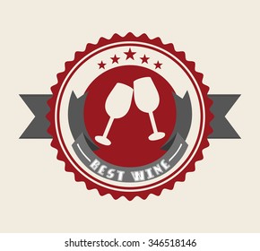 best wine design, vector illustration eps10 graphic 