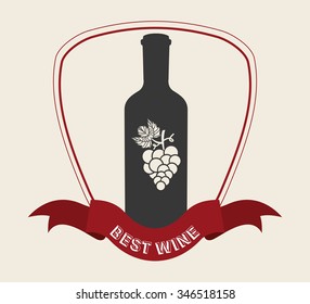 best wine design, vector illustration eps10 graphic 