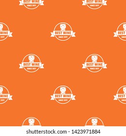 Best wine pattern vector orange for any web design best