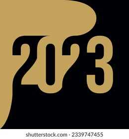 BEST WISHES 2023 BACKGROUND VECTOR DESIGN