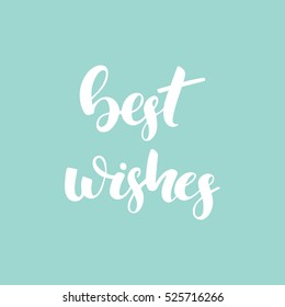 Best wishes calligraphy poster. Merry Christmas. Happy New Year. 2017. Season logo design. Vector lettering.