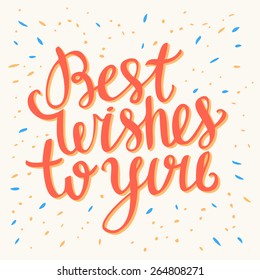 Best Wishes Card.