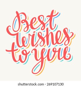 Best Wishes card.