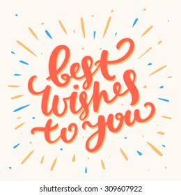Best Wishes card.