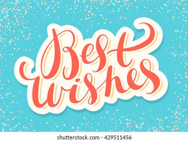 Best wishes card.