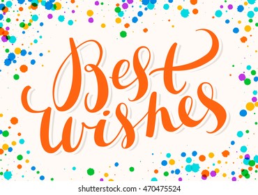 Best wishes card.