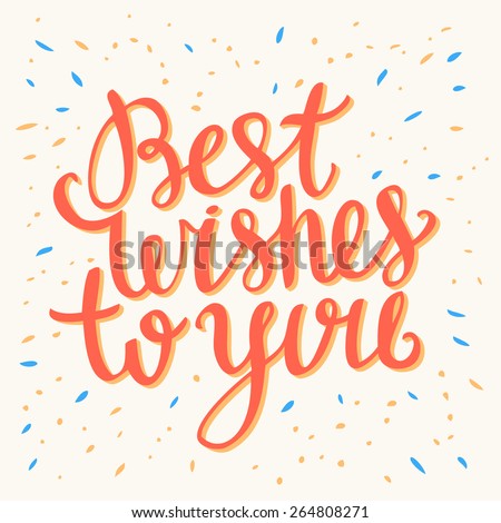 Best Wishes card.