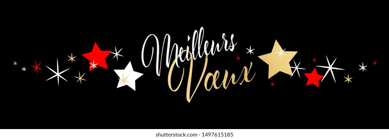 “Meilleurs voeux” : Best wishes in french language