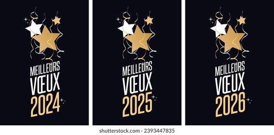 “Meilleurs voeux”, Best wishes in french language