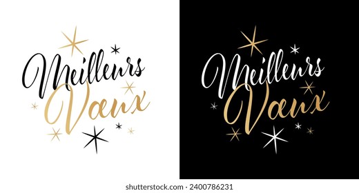 “Meilleurs voeux” : Best wishes in french language