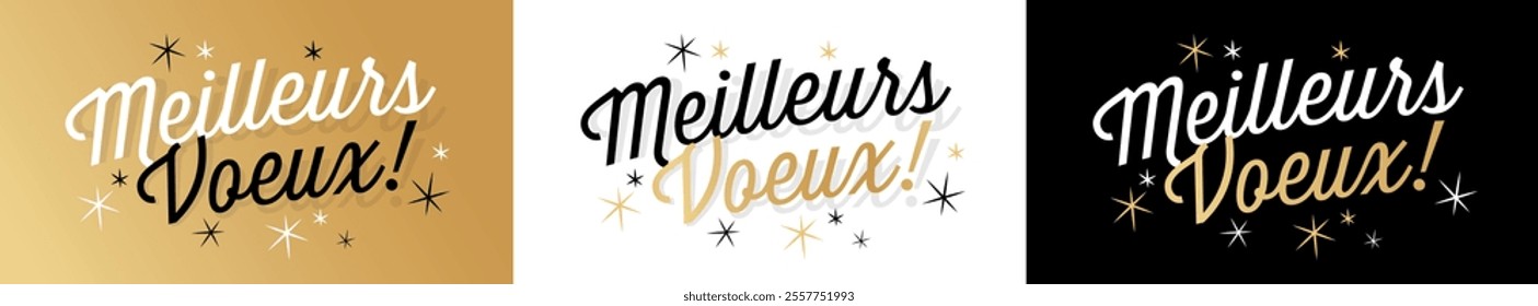 “Meilleurs voeux” : Best wishes in french language