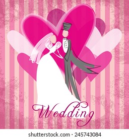 Best wishes for happy and romantic wedding