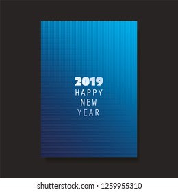 Best Wishes - New Year Flyer, Card or Background Vector Design - 2019