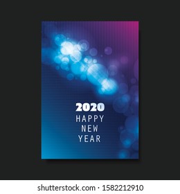 Best Wishes - New Year Flyer, Card or Background Vector Design - 2020