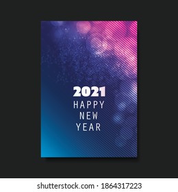 Best Wishes - New Year Flyer, Card or Background Vector Design - 2021