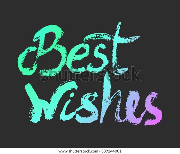 Best Wishes Perfect Design Element Housewarming Stock Vector