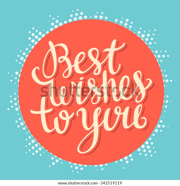 Best Wishes You Congratulations Card Stock Vector (Royalty Free) 342519119